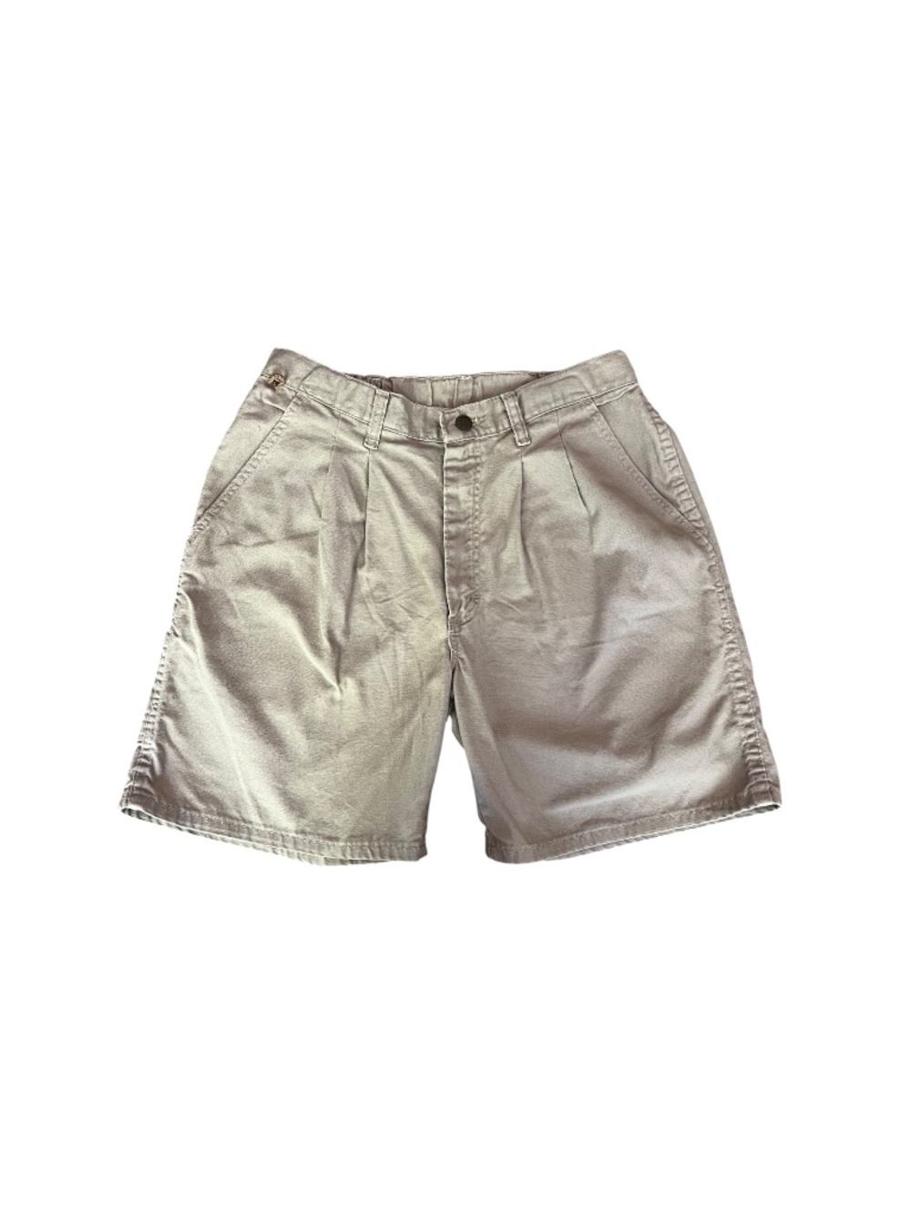 Vintage Wrangler Khaki Shorts 100% Cotton 6.5 in inseam